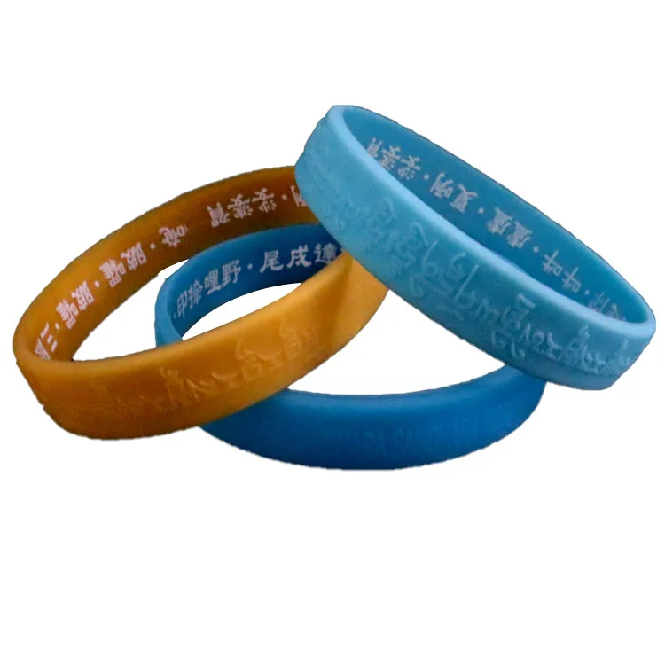 New design promotional decorative silicone wristbands black lives matter bracelets custom debossed ink filled silicone wristband