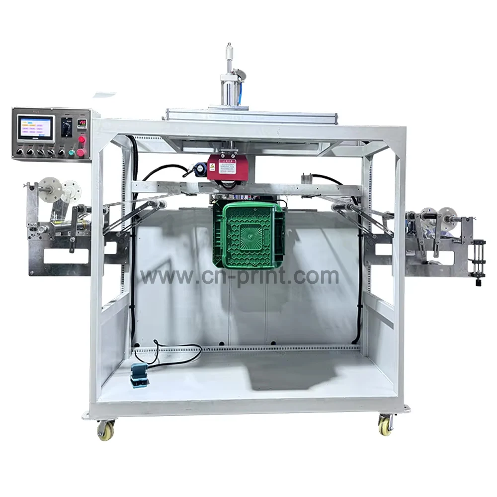 LC Brand PLC Control Large Size Paint Bucket Pneumatic Heat Transfer Printing Machine for Plastic Bucket for city trash cans
