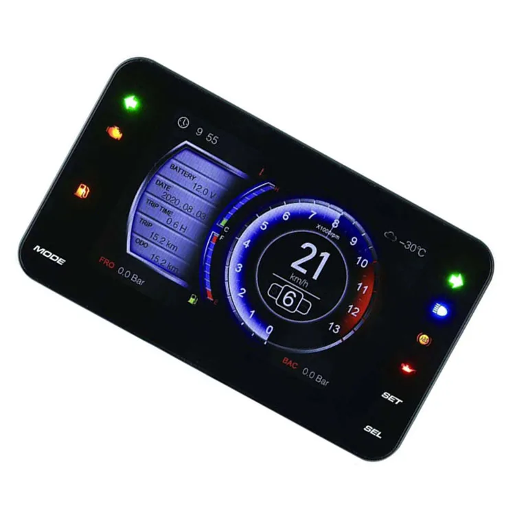 NO.12 измеритель скорости, часовой прибор, светодиодный ЖК-дисплей, спидометр, цифровой одометр, тахометр, конкурентоспособные цены, запчасти для мотоциклов, множество