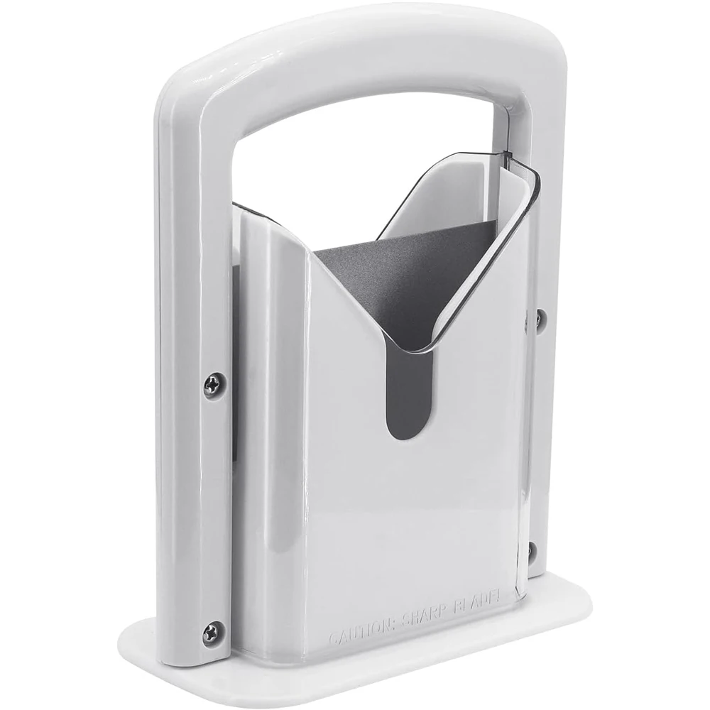Stainless Steel Bagel Universal Cutter Slicer Kitchen Utensils Accessories Safety Handle Bagel Guillotine Slicer for Home