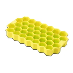 top sell logo honeycomb special square lattice silicone ice cube tray