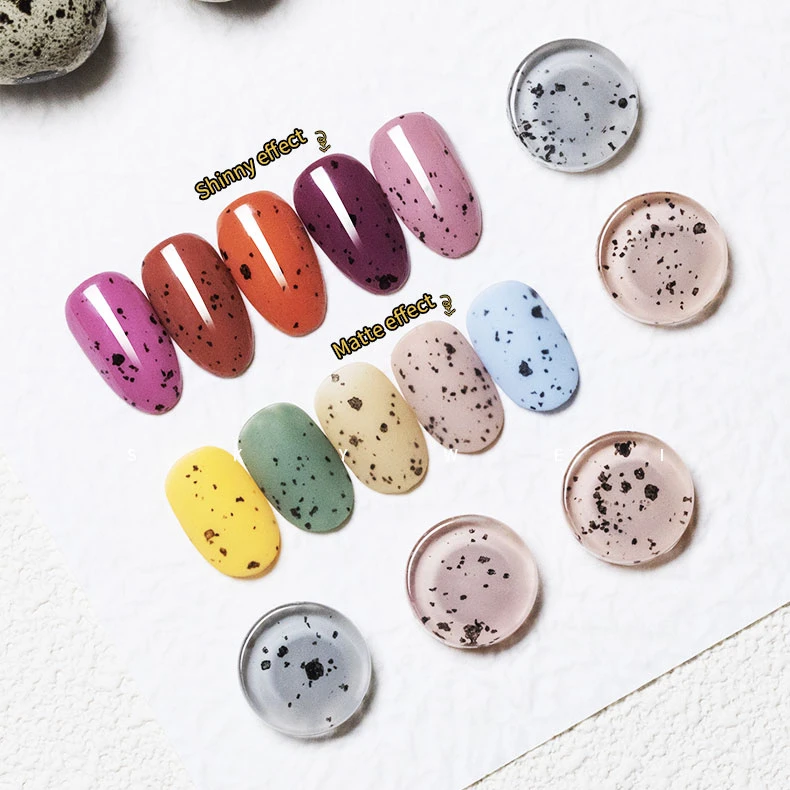 Quail Eggshell Gel Polish Transparent Gel