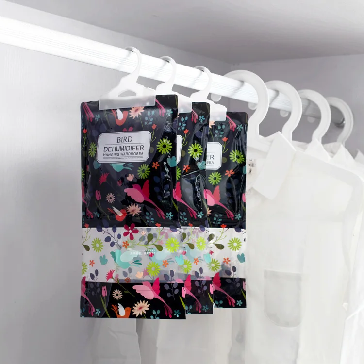 Влагопоглотитель с защитой от плесени, можно повесить, осушитель для сумки, гардероба, ванной комнаты, 230 г