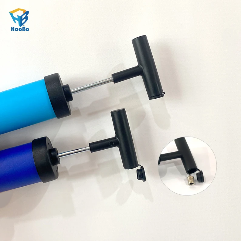 Origin supply manual hand pump iron one-way basketball football pump toy ball pump