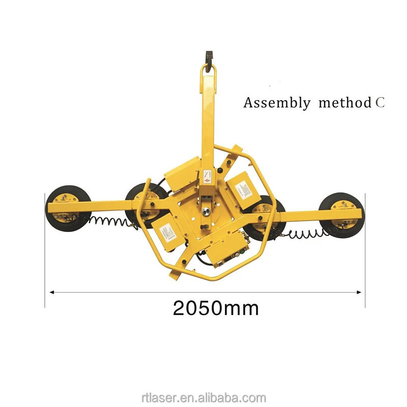 Load Capacity Mobile Insulating Glass Lifting Equipment Vacuum Lifter Electric Glass  Vacuum Lifter