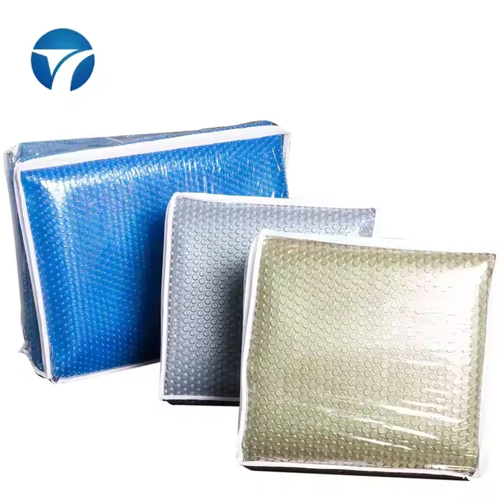 Customized Blue Bubble Solar Pool Cover Blanket 200/400/500/600/700 μm Heat Preservation Evaporation Reduction