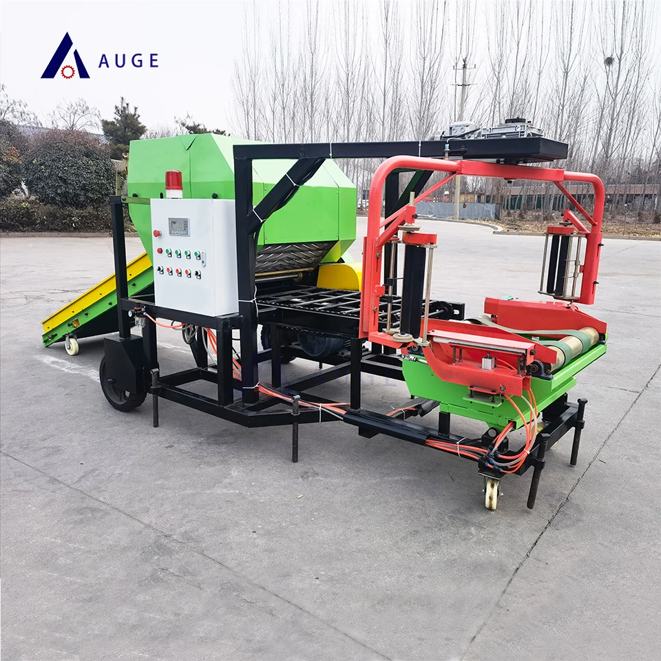 Silage Baler And Wrapper for Sale Silage Baler 4-6 Tph Advanced Silage Packing Machine  for Animal Feed