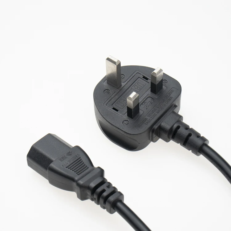 UK шнур питания для ноутбука Power кордовый кабель C19 C13 3 Pin