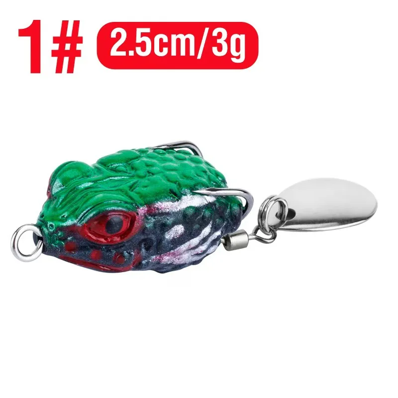 Byloo topwater prop frog lure raw-materials for making handmade frogs fir mexican frog