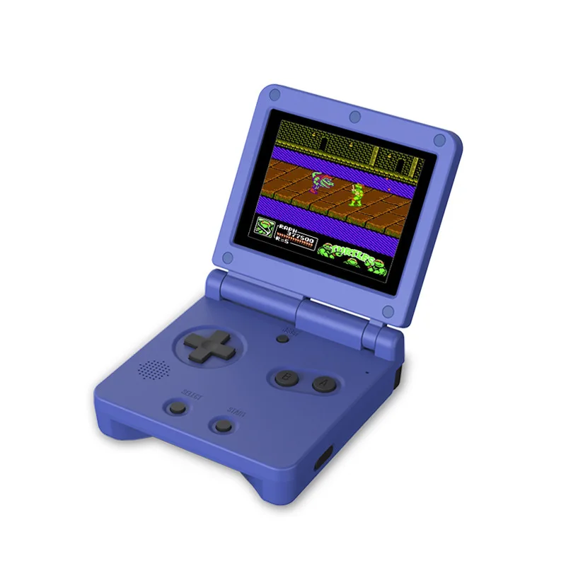 Sell like hot cakes Handheld game console flip GB FC game console 500 in 1 support five languages