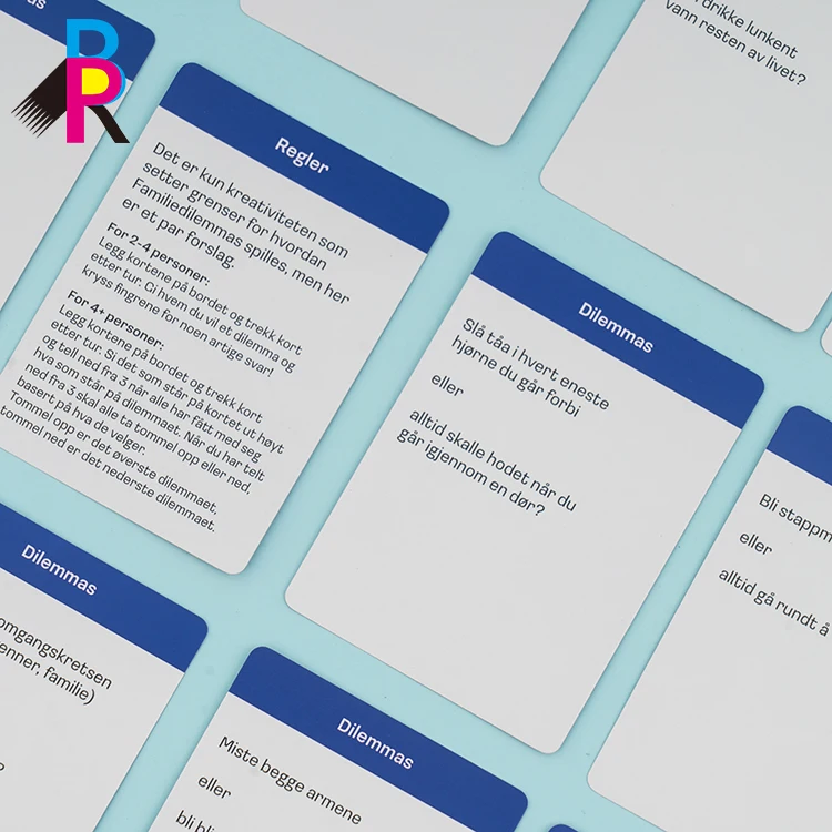 Factory wholesale custom playing cards playing cards custom design