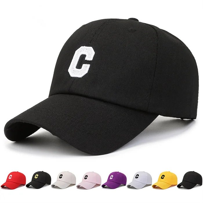 Hot Selling High Quality 6 Panel Multi Color Black Letter Logo Custom 3d Embroidery Mini Baseball Cap