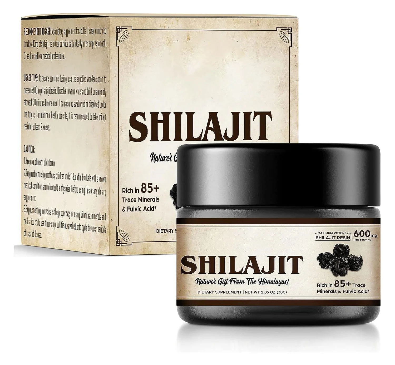 OEM Private Label Shilajit Pure Himalayan Organic Shilajit Resin Fulvic Acid for Energy and Immune Support