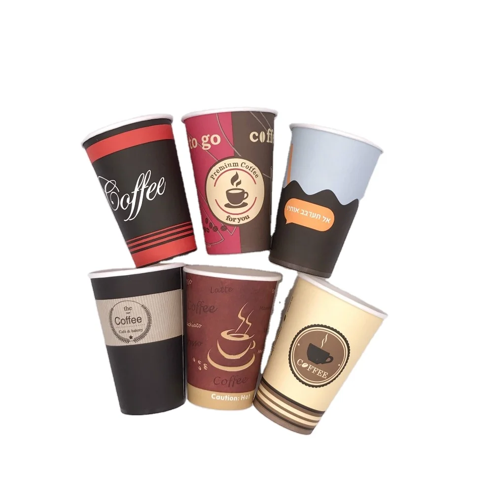 
Disposable Paper Cup Buy Paper Cups Biodegradable PLA PE Coating Paper Compostable Coffee Cup 