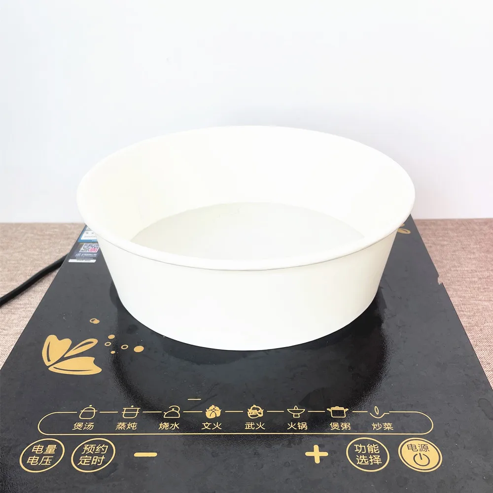 Food containers disposable induction cooker paper bowl for noodle