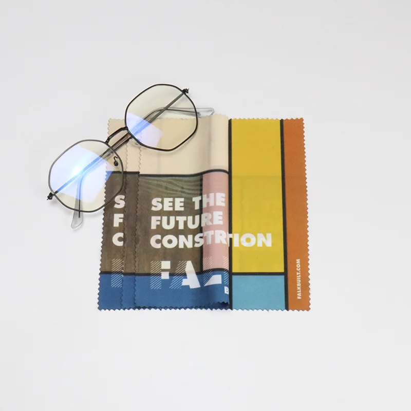 Passive Components gold silk print funny night driving glasses microfiber cloth for clean