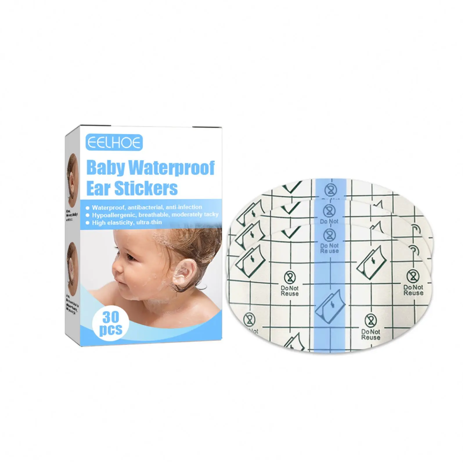 new arrival baby waterproof ear stickers effectively prevent baby ears from getting water while swimming bathing and wash hair