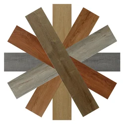 New style SPC waterproof wood laminate peel and stick vinyl floor tile