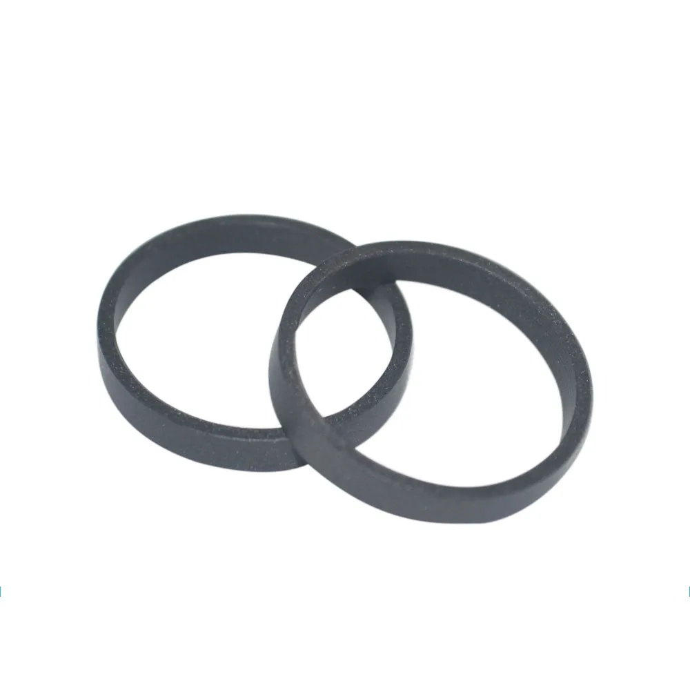 white black PTFE O Ring Flat Round Rubber Gasket