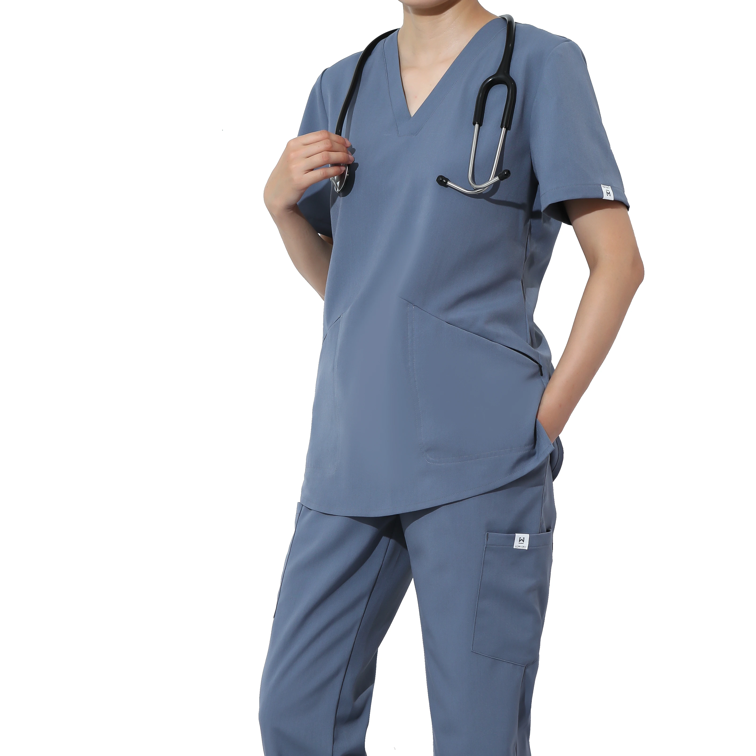 Best selling spandex breathable female medical scrubs sets wholesale manufacture uniform for women soft fabric nurse scrubs