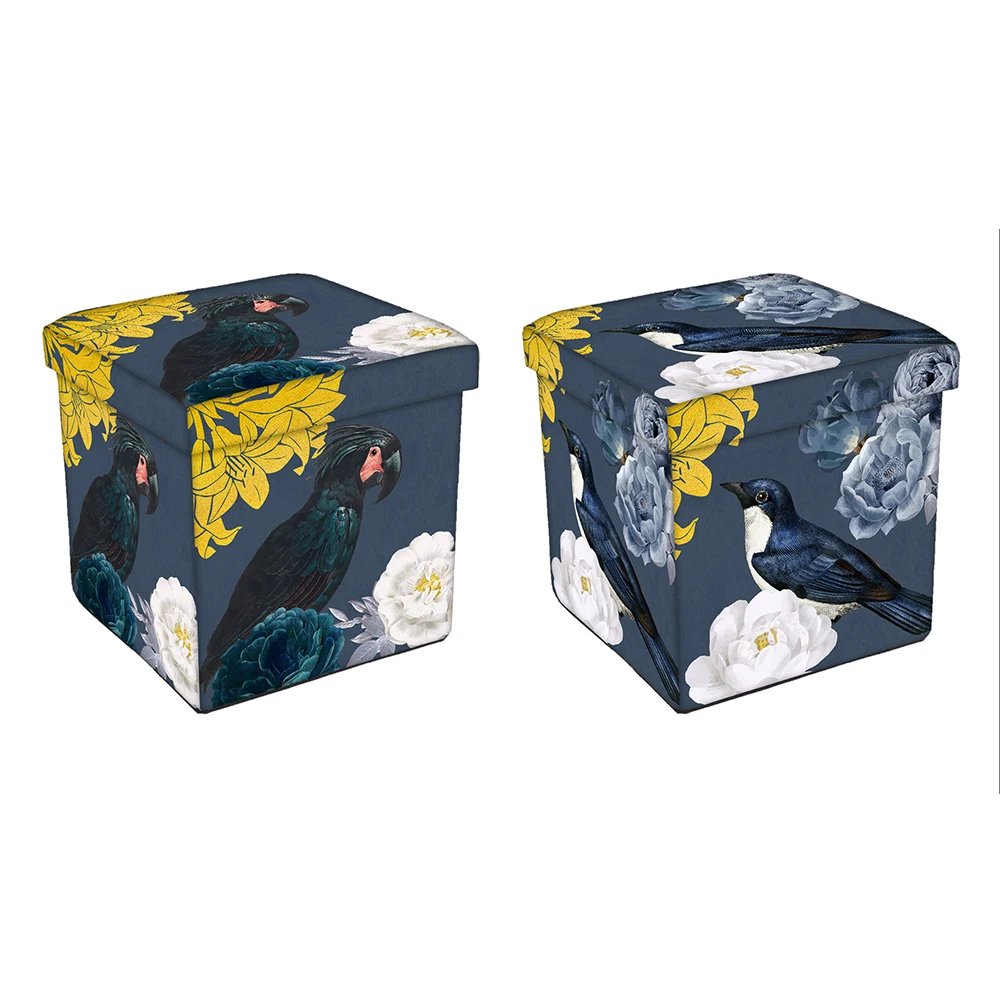 Высокое качество Хорошая цена съемный чехол для хранения пуфик складной стул