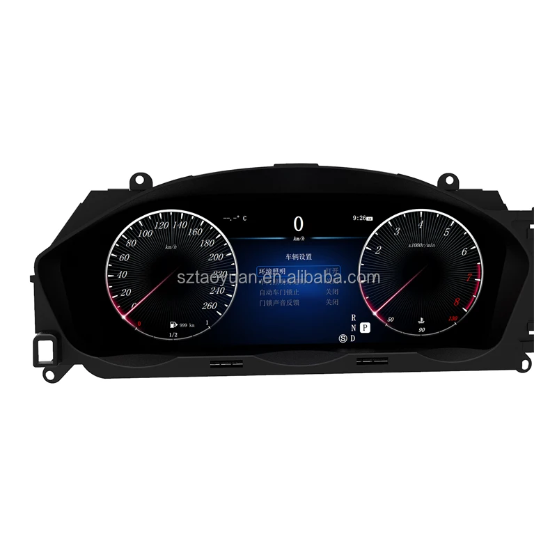 12 3 'ЖК-панель приборной панели для Mercedes Benz C W204 2011-2014 Ntg4.5 Автомобильный спидометр приборная панель кабины