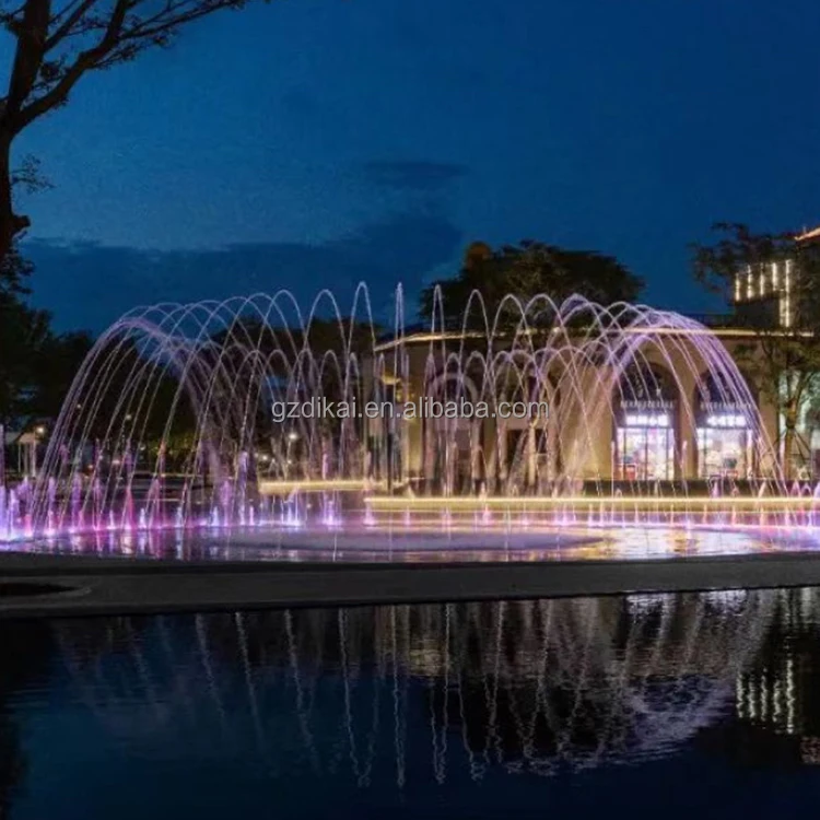 Free Design  Dry Deck Fountains Outdoor 2024 Hot-selling  Interactive Fountain