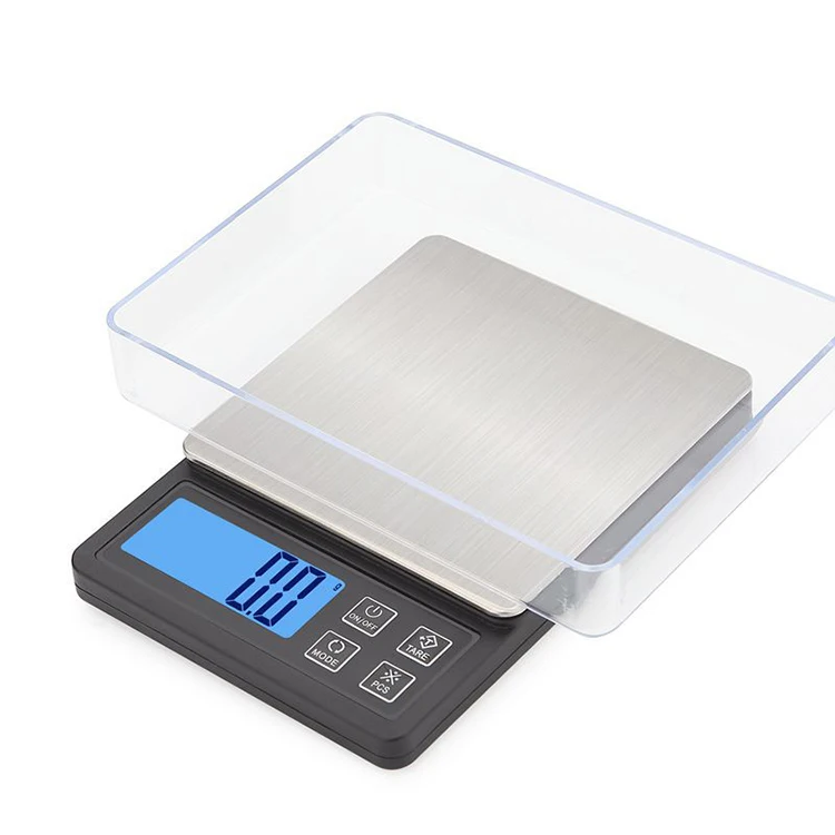 Digital Kitchen Scale 3000g/0.1g High Accuracy Precision Multifunction Food Meat Scale with LCD Display