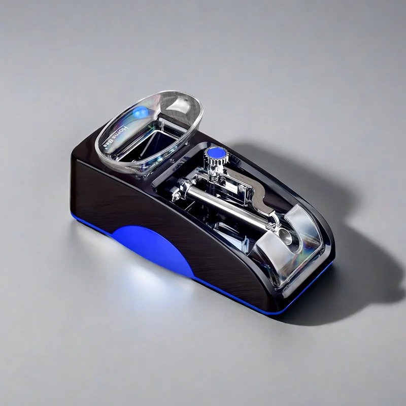 Wholesale Custom High Speed Mini Tobacco Electric Cigarette Rolling Machine Automatic Smoking Set