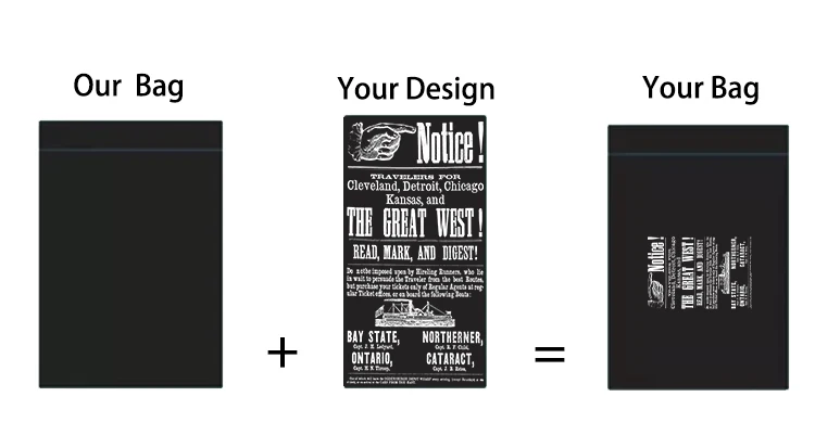 Custom Logo All Over Printed Poly Plastic Mailers Envelope Packaging Sustainable Postage Delivery Custom Shipping Bag For Clothe