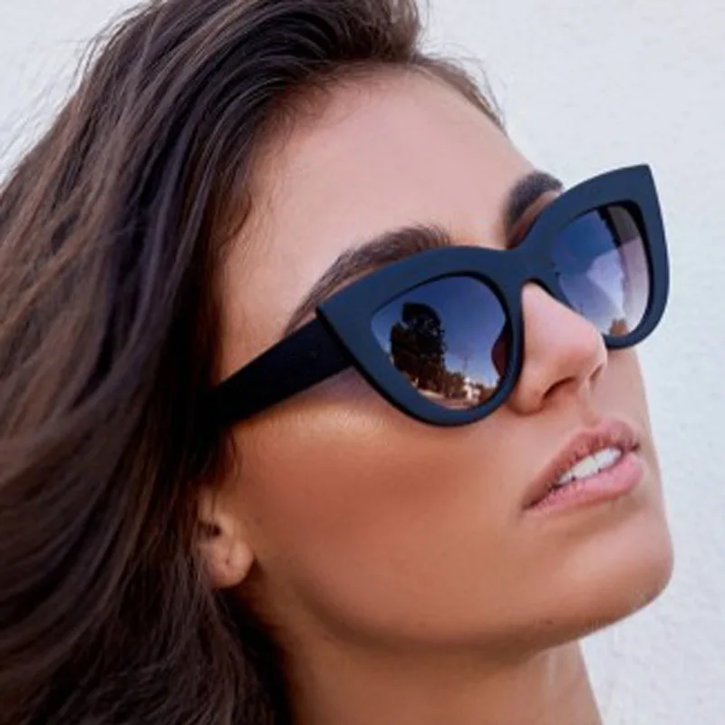 High Quality Cheap Plastic Fashion Retro UV400 Ladies Vintage Black Women Butterfly Shades Sun Glasses Sunglasses 2021