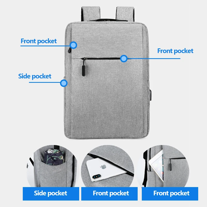 Multifunction waterproof notbook smart computer rucksack sac a dos fashionable nylon ladies bagpack laptop back bag backpack