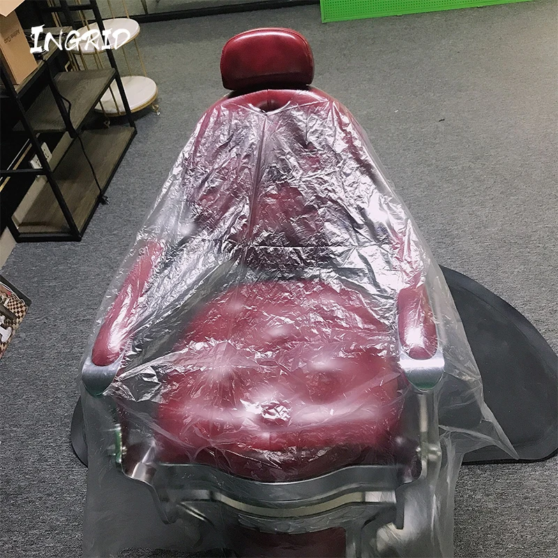 Cheap Price Plastic Hairdressing PE Cutting Disposable Hair Barber Salon Cape Apron hairdressing cape