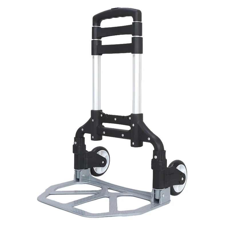 Tianyu Stair Climber Folding Trolley 6 Wheel Lightweight Aluminum Alloy  Portable Hand Truck Luggage Cart