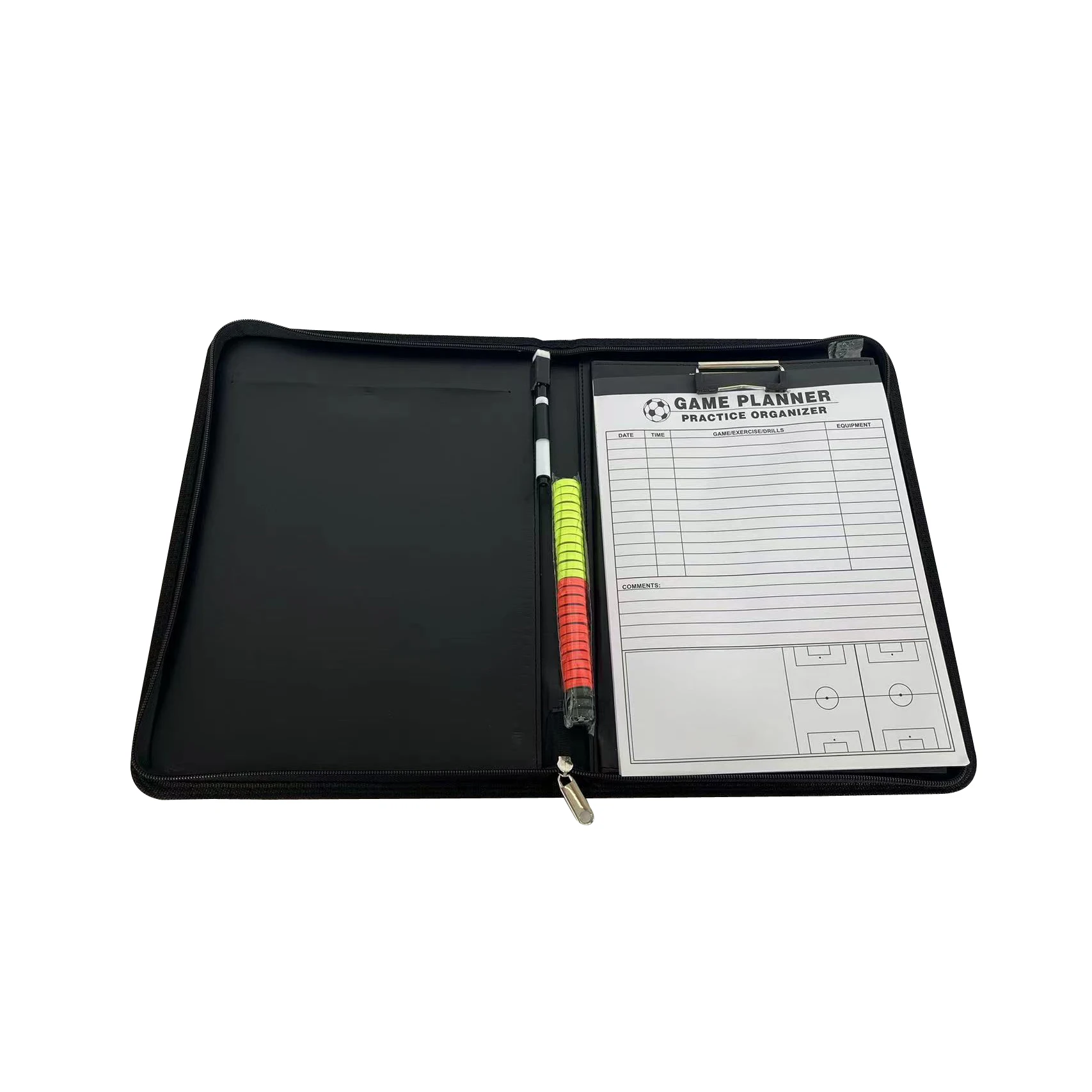 High Quality Coaches Magnetic Tactic Folder for Soccer, Football, Basketball and Other Different Sports