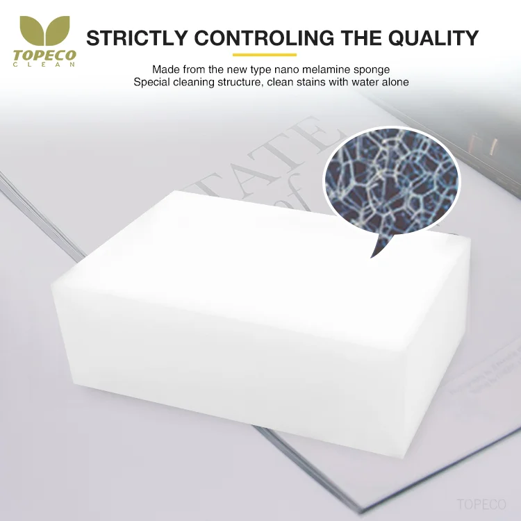 Topeco Japanese Package Melamine Sponge Wholesale Sponge Household Magic Cleaning Sponge