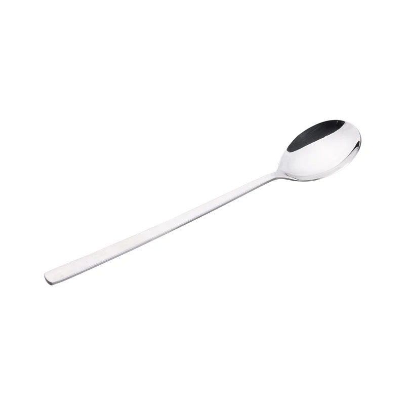 Bar Spoon Stainless Steel Fork Long Handle Cucharas De Acero Inoxidable Comida Flatware Gold Silverware