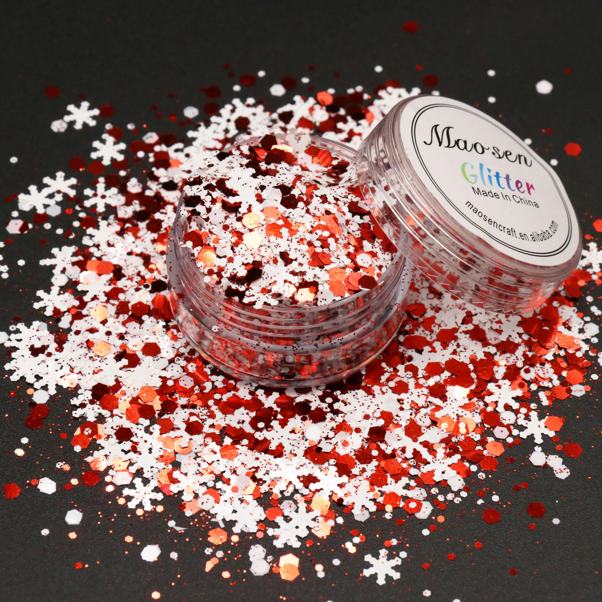 Лучший продавец, конфеты, тростник, красный, массивный полиэстер, устойчивый к растворителям Рождественский блеск для тумблера