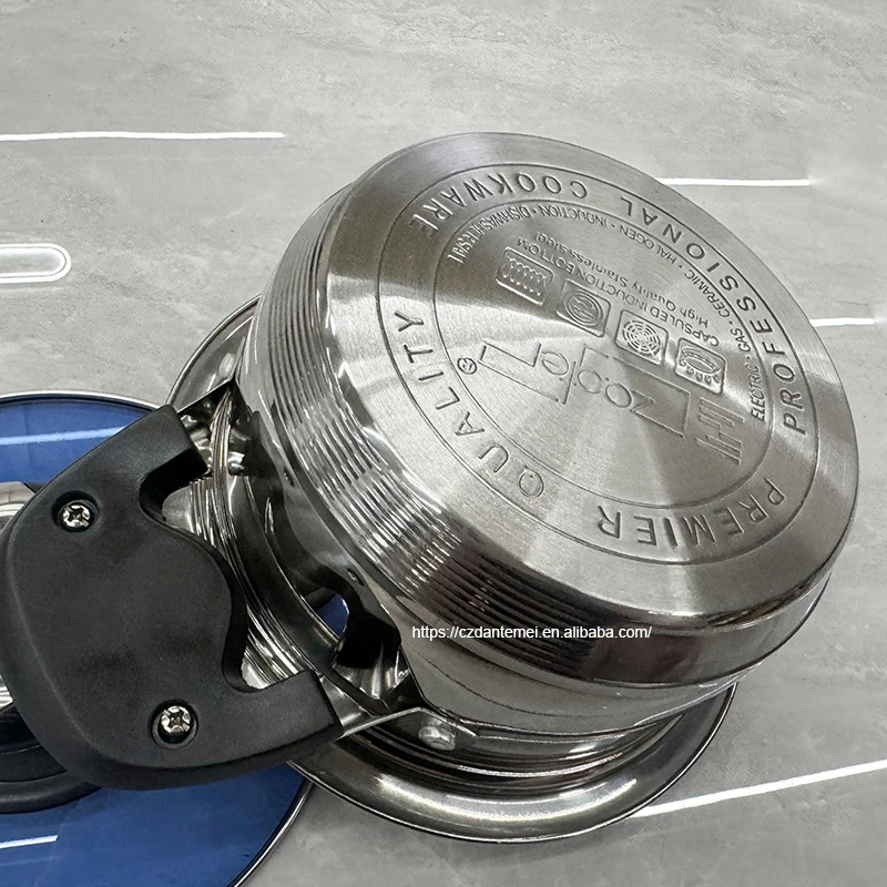 Most Favorable 30 Piece Stainless Steel Pot And Pan Set Luxury Cook Pot Set Non-stick Cookware Set