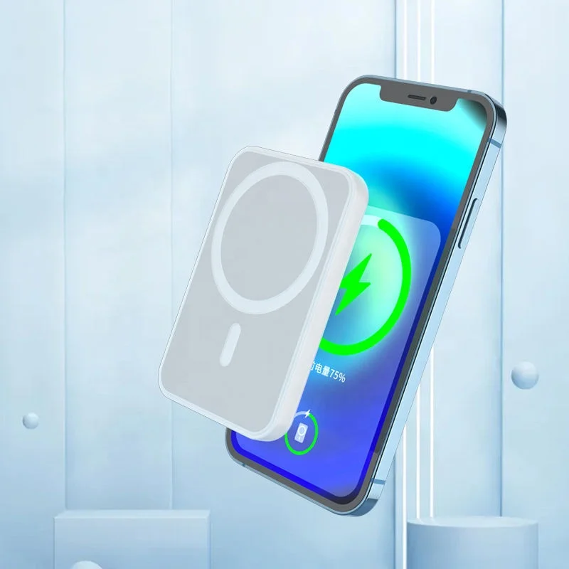 2023 Hot Selling Portable mafsafe strong magnetic phone wireless charger 5000mah power bank