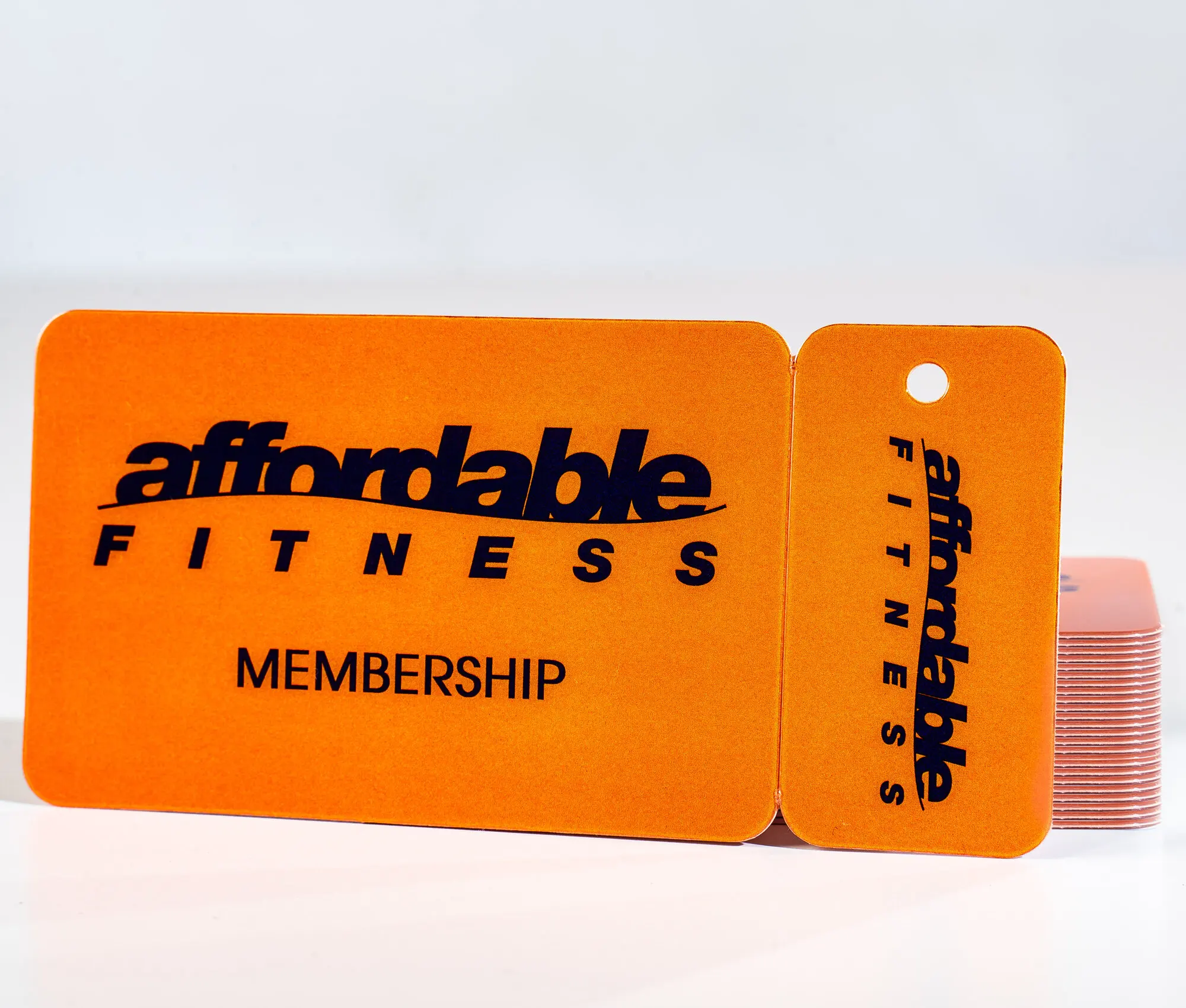 Custom Reward plastic rfid HF & UHF combo card with key rfid tag