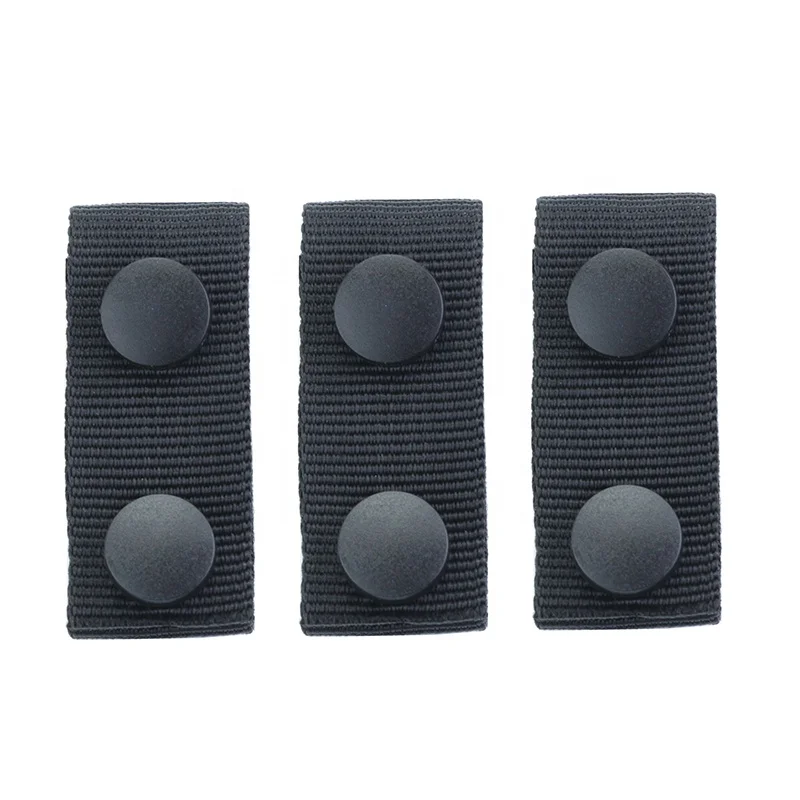 Law Enforcement Equipment Belt Loop Keeper Custom Logo Belt Accessories Security Tactical Belt Combat Gear Adjustable Keeper