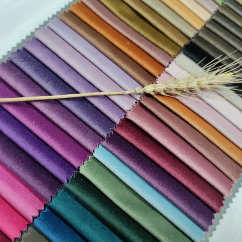 Wholesale Great Quality Fashion Design Upholstery Holland Velvet Fabric