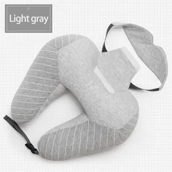Travel Pillow Microbeads Filler U Shaped Neck Pillow with Eyemask Headrest High Quality Pillow