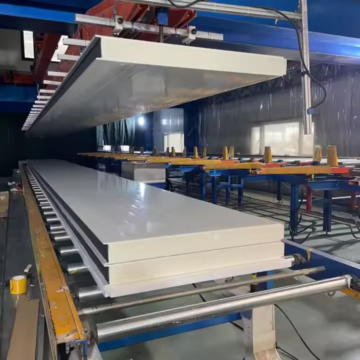 Industrial Design 100mm PU Sandwich Panel Cheap Cold Room Polyurethane Foam Board for Warehouses Storage