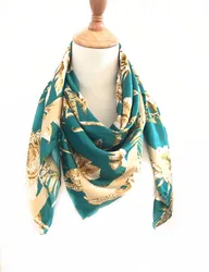 USA Europe Australia market hot sale custom design Recycled polyester satin scarf