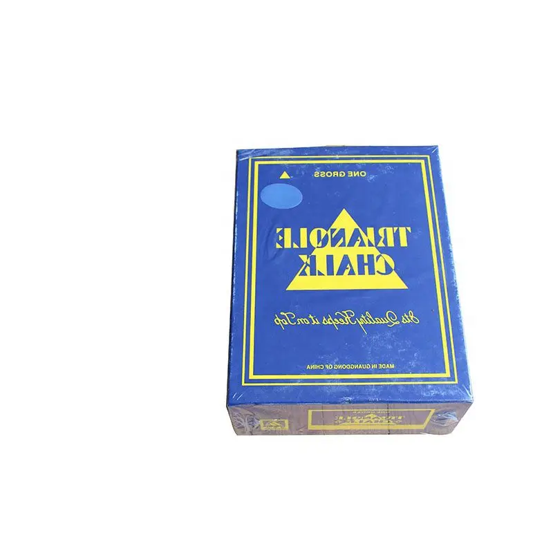 144pcs/box blue chalk, high quality Cheap billiard table chalk