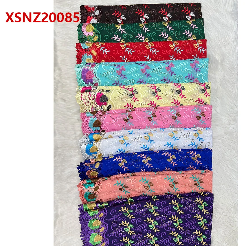 Material Rhinestone swiss cotton fabric For Sewing Men Wedding Party Dresses