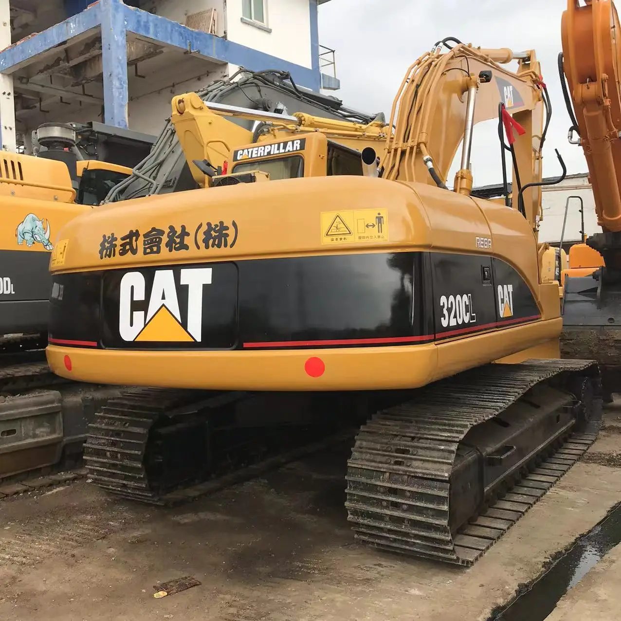 Низкая цена оригинальный американский Кот 320CL 20 тонн гусеничный лодочный экскаватор для продажи в Китае