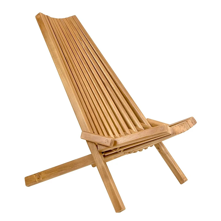 Garden Home Furniture Wooden Folding Foldable Outdoor Beech Chair High Quality